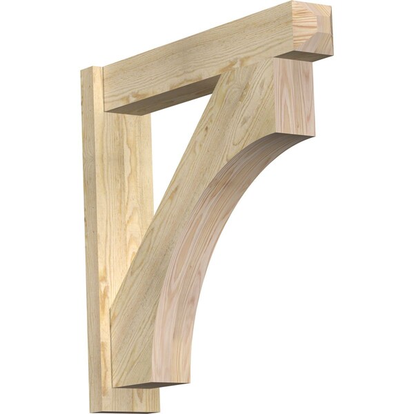 Ekena Millwork Westlake Rough Sawn Craftsman Outlooker, Douglas Fir, 6"W x 30"D x 30"H OUT06X30X30WTL04RDF - main